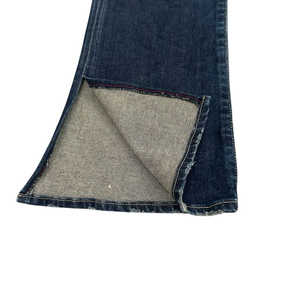 VTG Moussy Glendora Flare Jeans Japanese Selvedge Women’s 30 X 28.5 High Rise - Picture 12 of 16